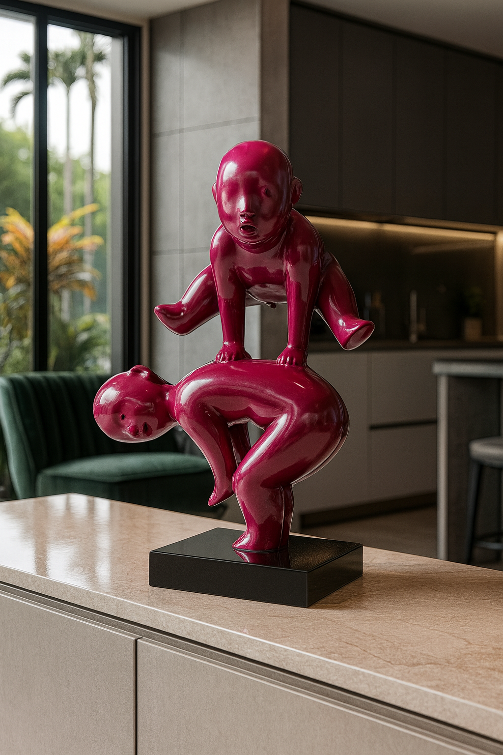 BURGUNDY SCULPTURE