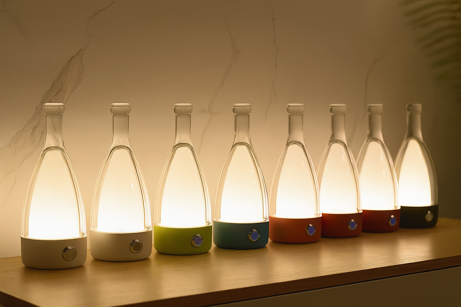 BOTTLE TABLE LAMP