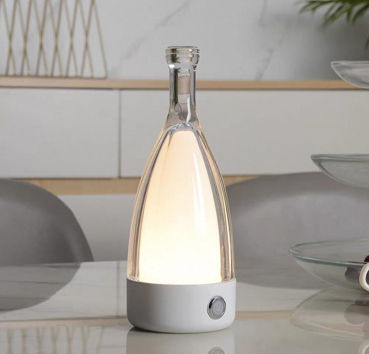 BOTTLE TABLE LAMP